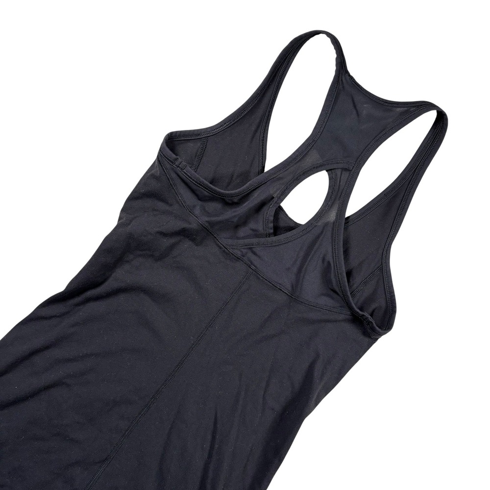 Lululemon Tank Top Women 4 Black Racerback Keyhole Activewear Yoga Gym Workout